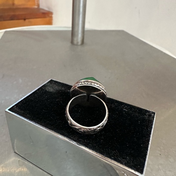 Art Deco style ring - sterling-size 7 - Picture 6 of 9